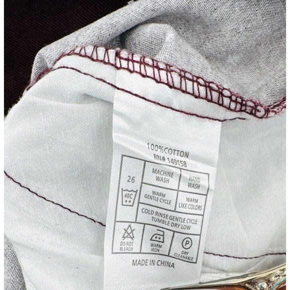 Craft Flow Burgundy w/ White Polka Dots Big Boy Shorts - Picture 8 of 8